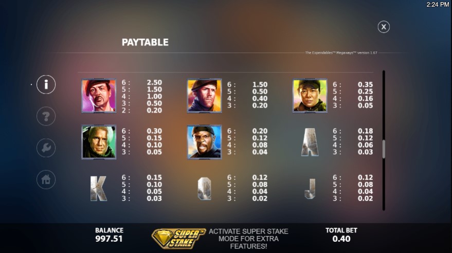 The Expendables Megaways free play The Expendables Megaways free play