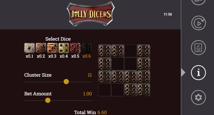 Jolly Dicers free play Jolly Dicers free play
