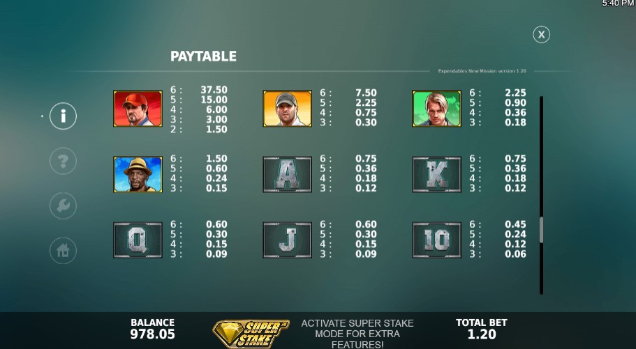 The Expendables New Mission Megaways free play The Expendables New Mission Megaways free play