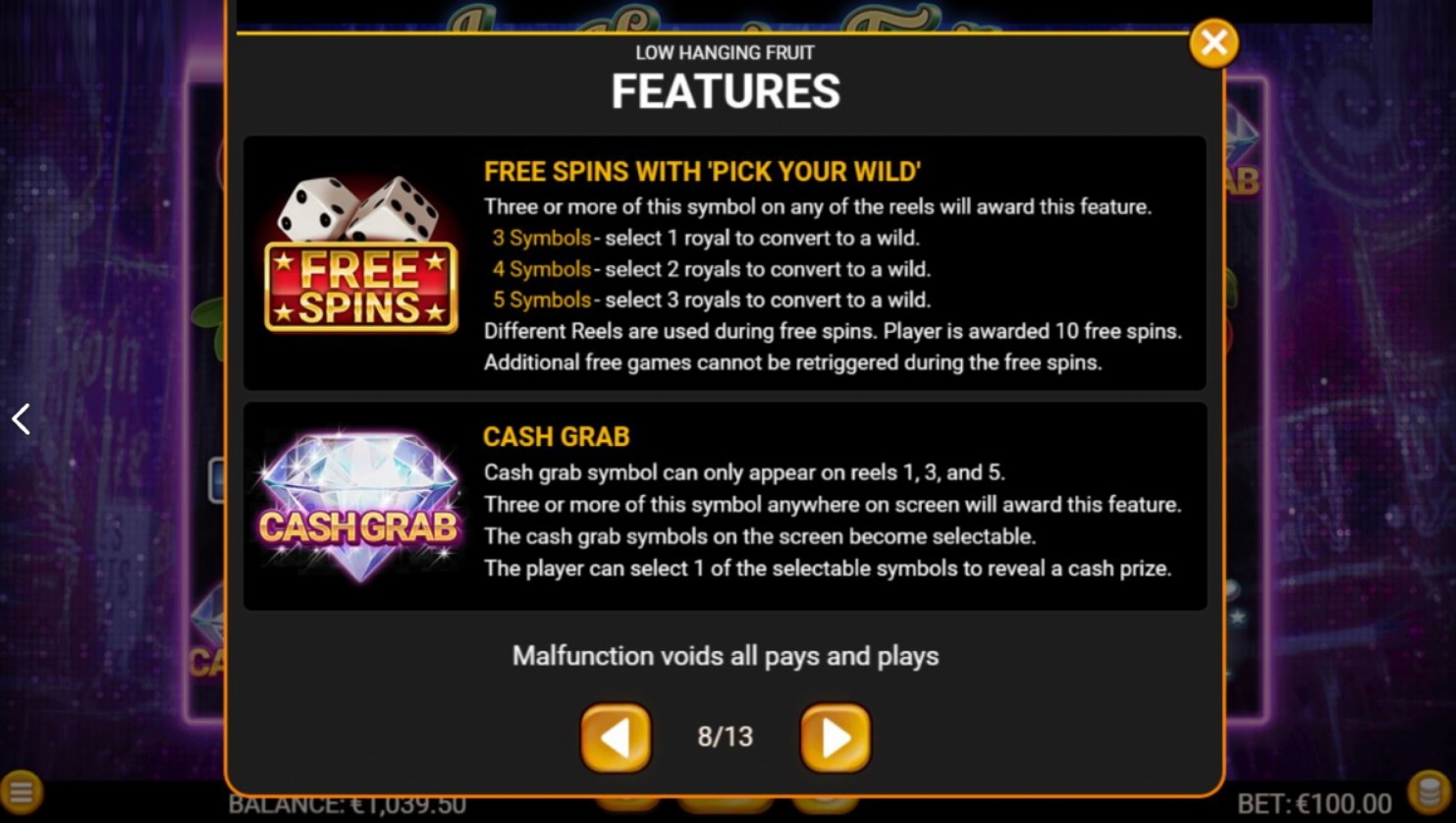 Low Hanging Fruit free play Low Hanging Fruit free play