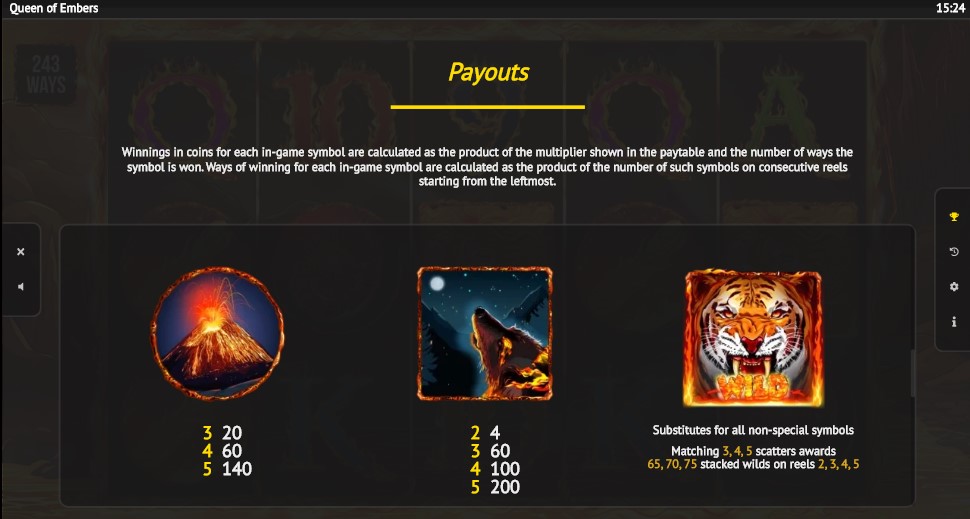 Queen of Embers free play Queen of Embers free play