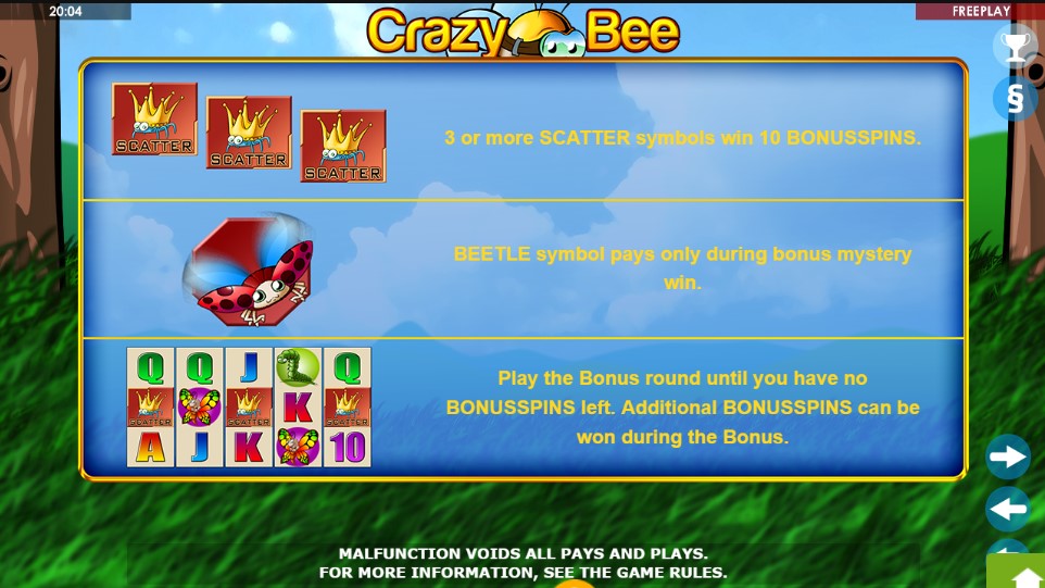 Crazy Bee free play Crazy Bee free play