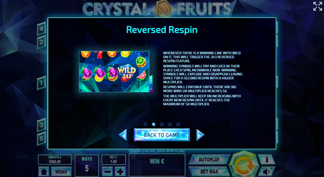 243 Crystal Fruits Reversed free play 243 Crystal Fruits Reversed free play
