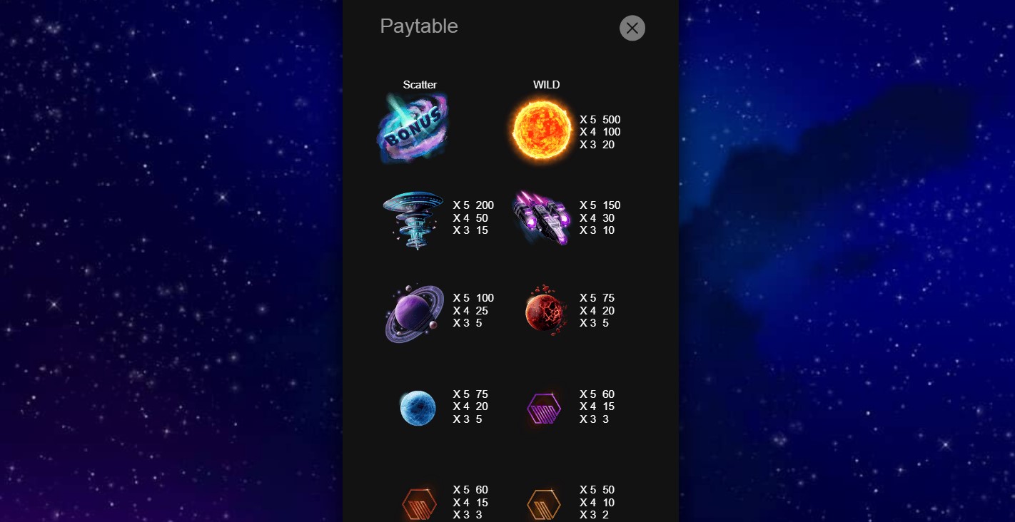 Galaxy Stars free play Galaxy Stars free play