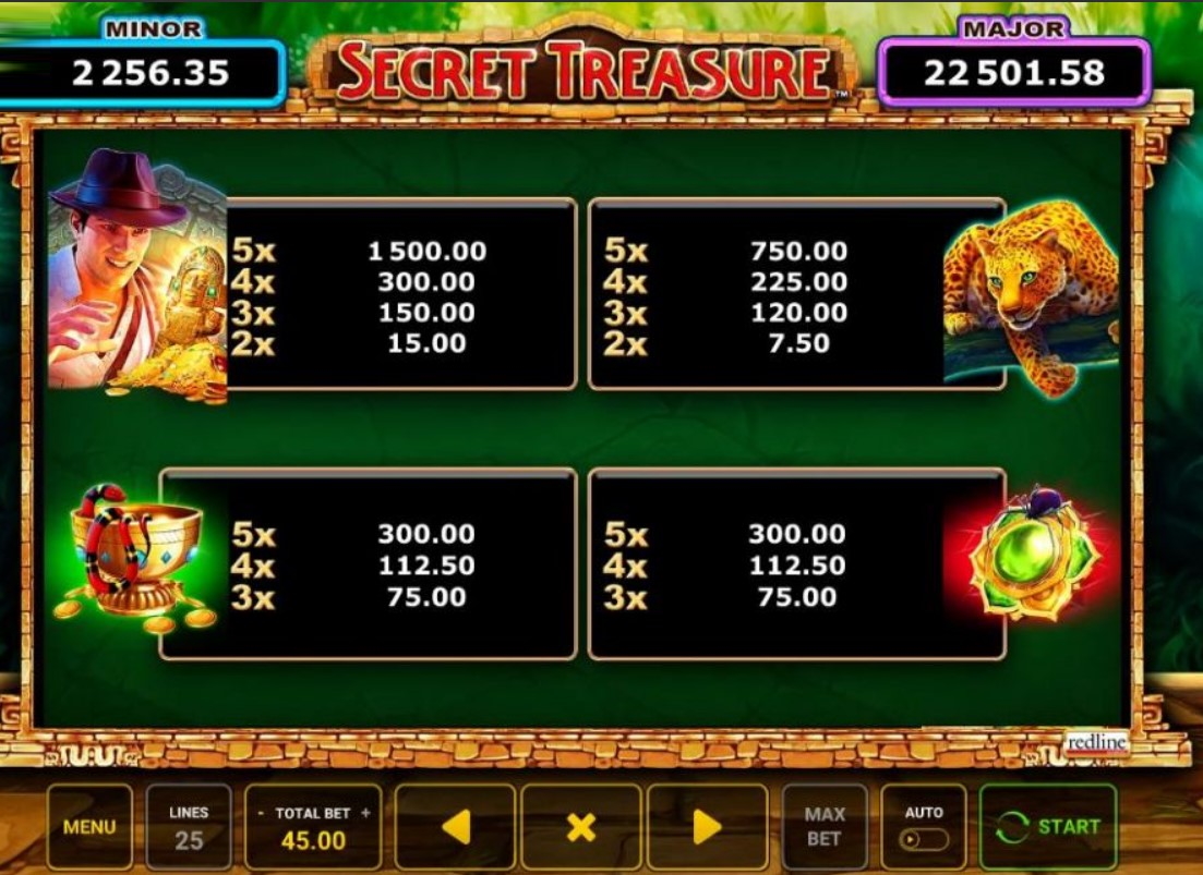 Secret Treasure free play Secret Treasure free play