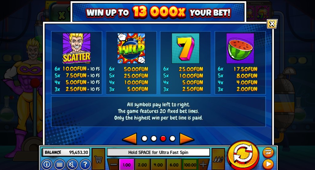 Infinity Hero free play Infinity Hero free play