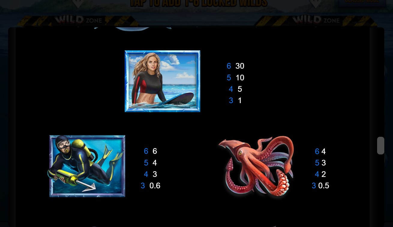 6 Wild Sharks free play 6 Wild Sharks free play