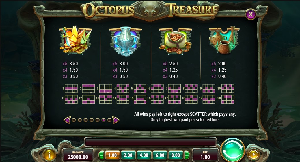 Octopus Treasure free play Octopus Treasure free play
