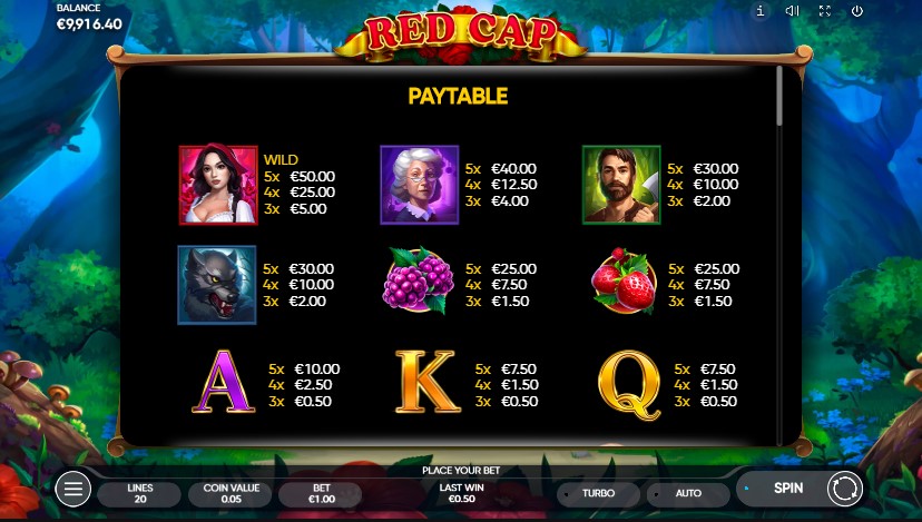 Red Cap free play Red Cap free play