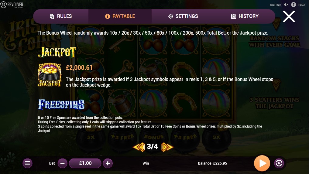 Irish Coins free play Irish Coins free play