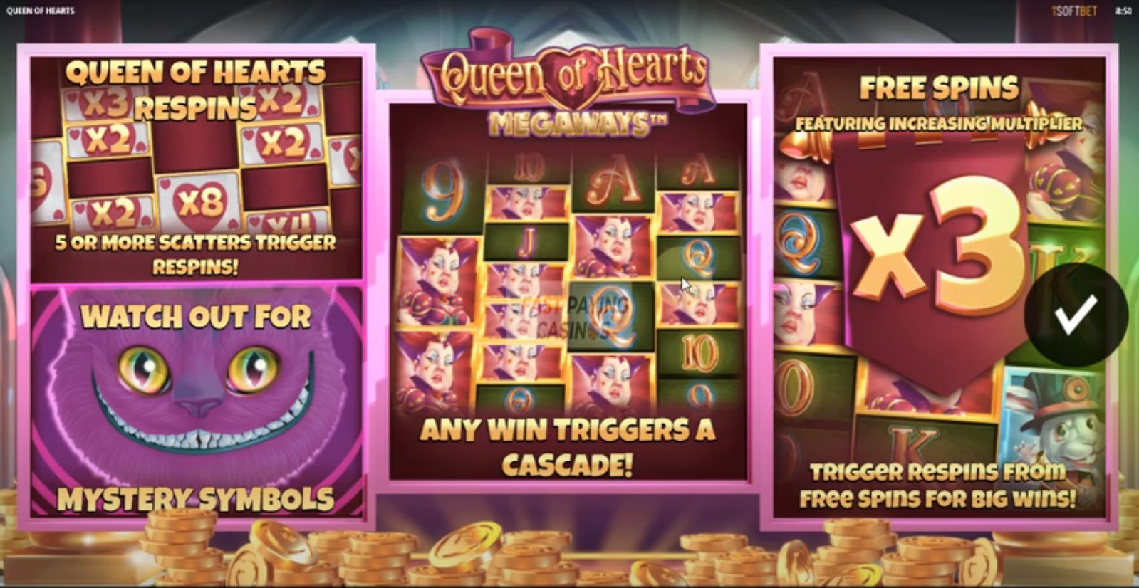 Queen of Hearts Megaways free play Queen of Hearts Megaways free play