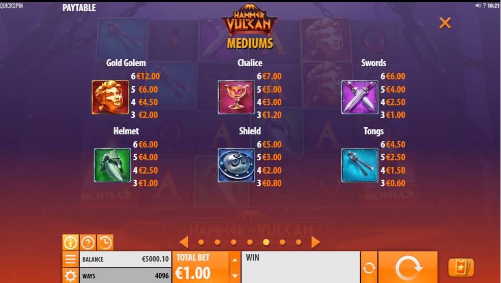 Hammer of Vulcan free play Hammer of Vulcan free play