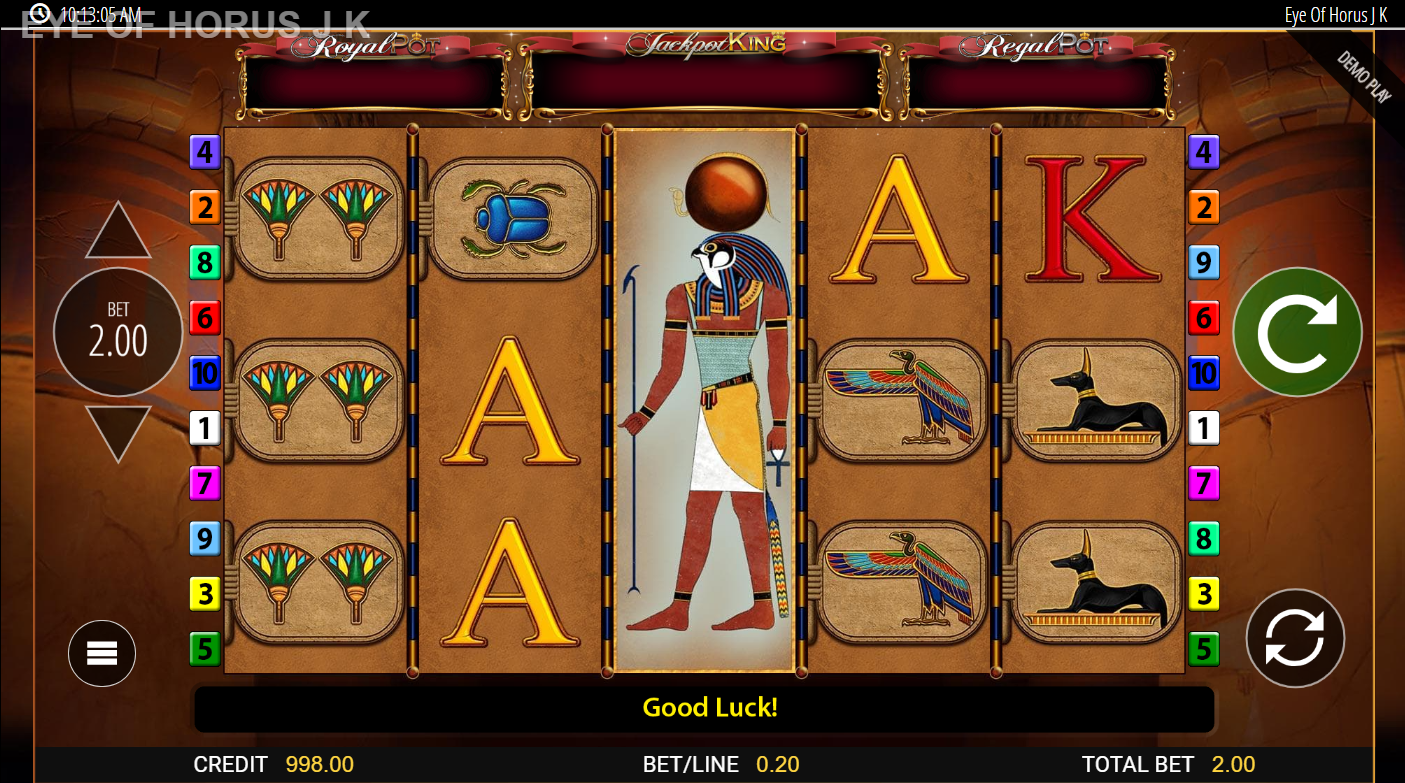 Eye of Horus Jackpot King free play Eye of Horus Jackpot King free play