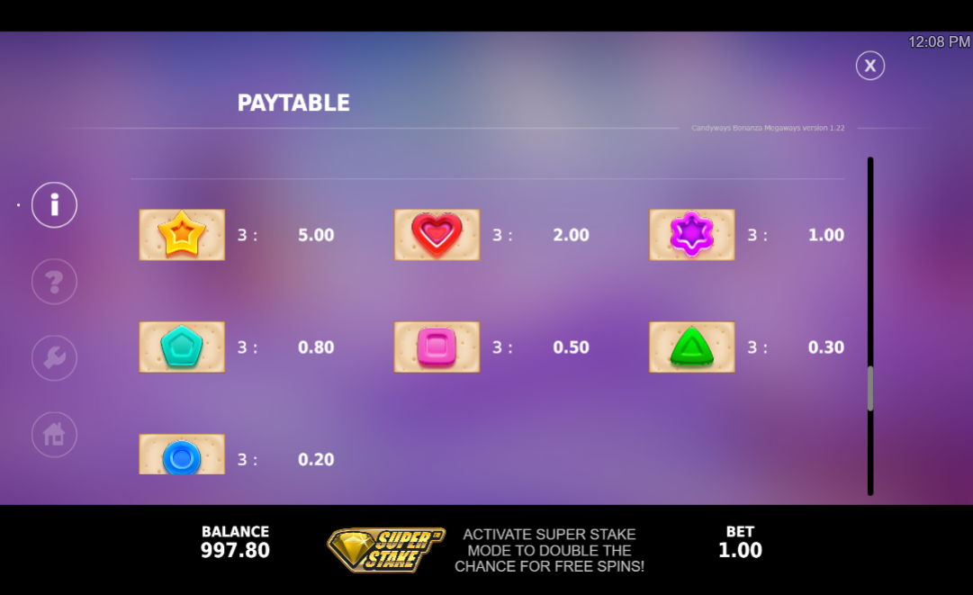 Candyways Bonanza Megaways free play Candyways Bonanza Megaways free play