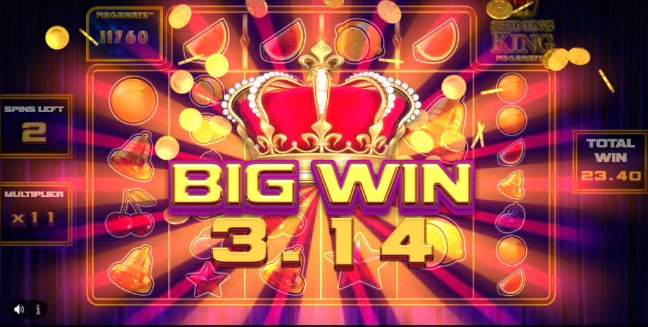 Shining King Megaways free play Shining King Megaways free play