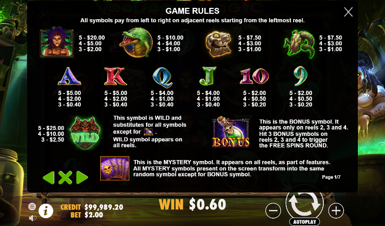 Voodoo Magic free play Voodoo Magic free play