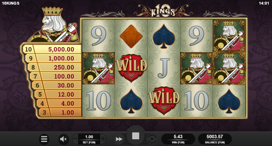 10 Kings free play 10 Kings free play