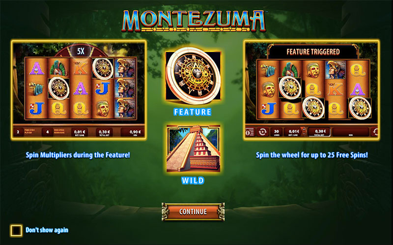 Montezuma online slots