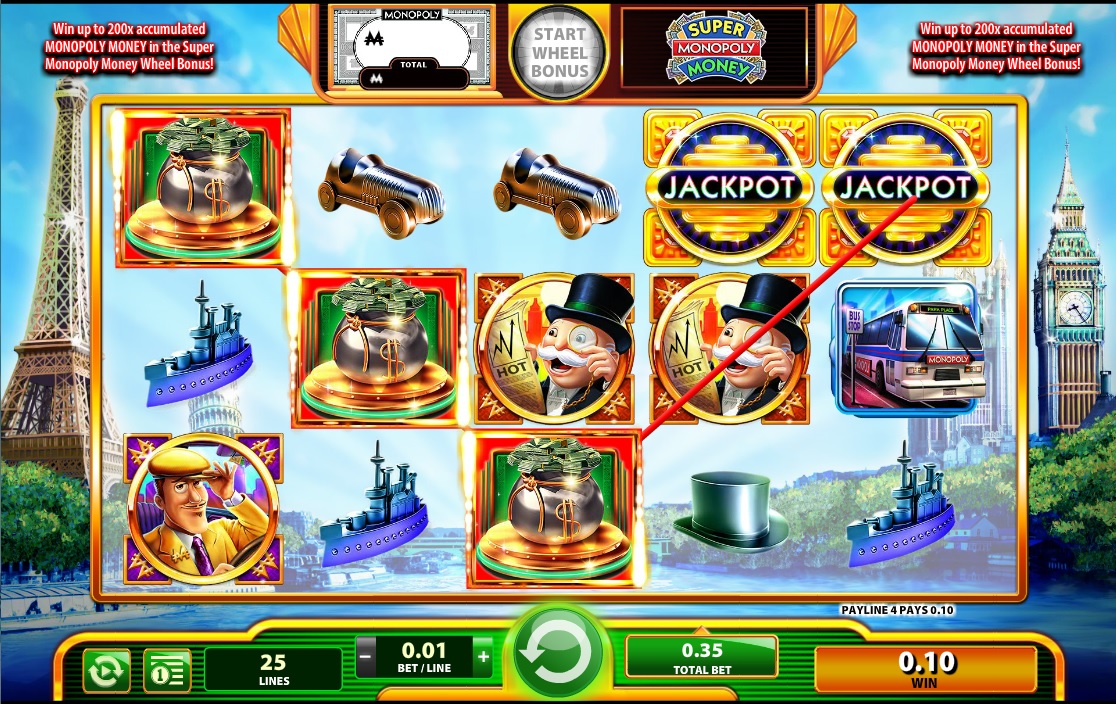 Monopoly slots game