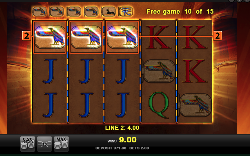 Play eye of horus for fun online