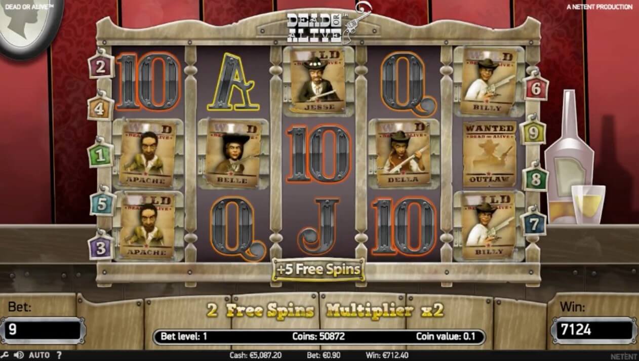 Dead Or Alive Slot Review & Bonus Features SlotsWise