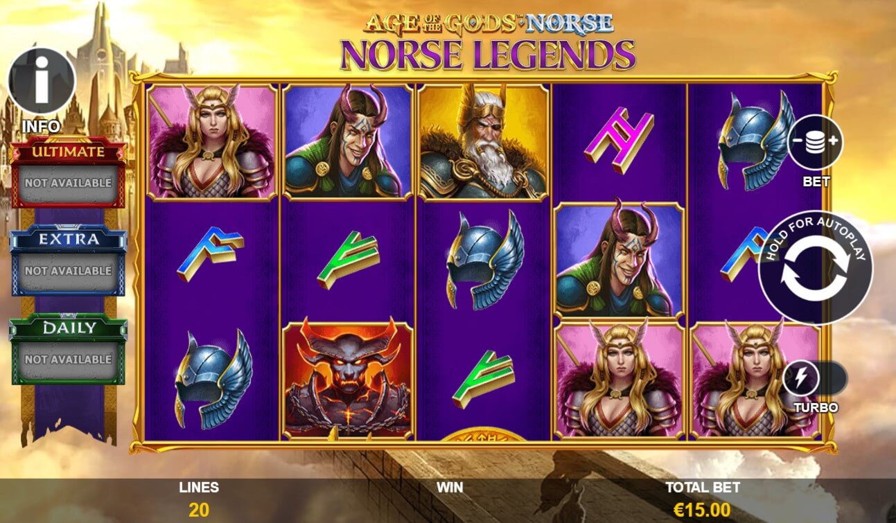 Age Of The Gods Norse Norse Legends Slot Playtech Review Slotswise